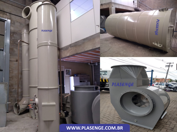 Lavadores de Gases com Atenuadores de Ruídos