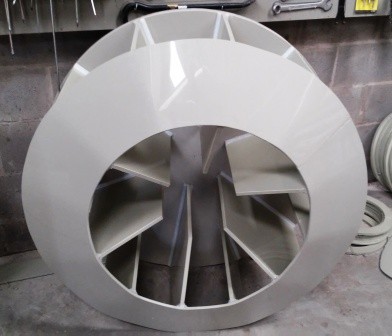 Rotor para exaustor centrifugo