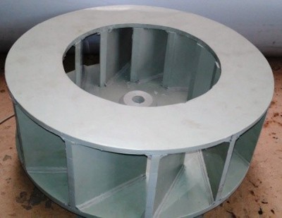 Rotor para exaustor centrifugo